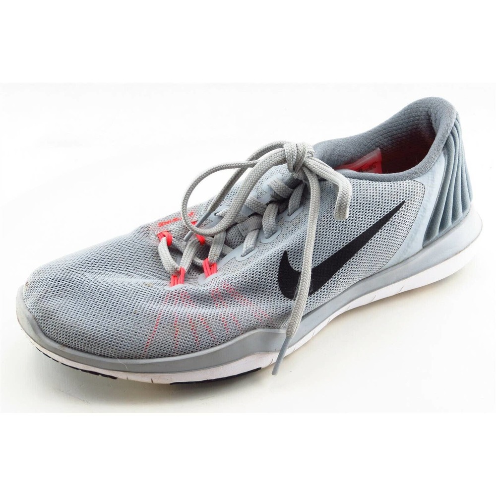 Nike Flex supreme TR 5 Size 8 M Gray Lace Up Running Fabric Women Shoe‎